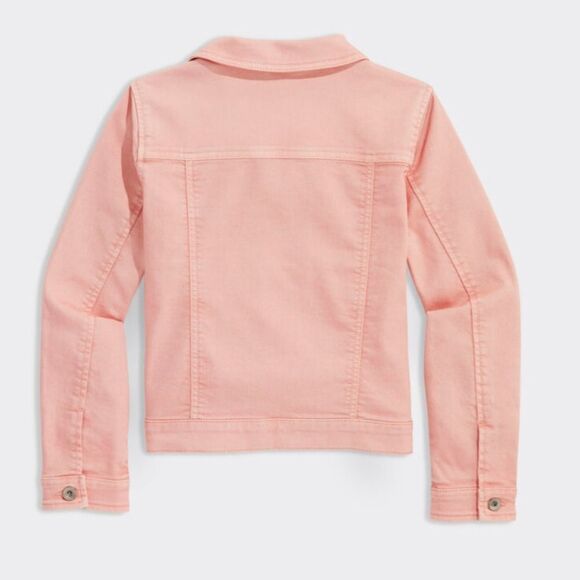 Vineyard Vines Pink Denim Jean Jacket - Picture 2 of 5